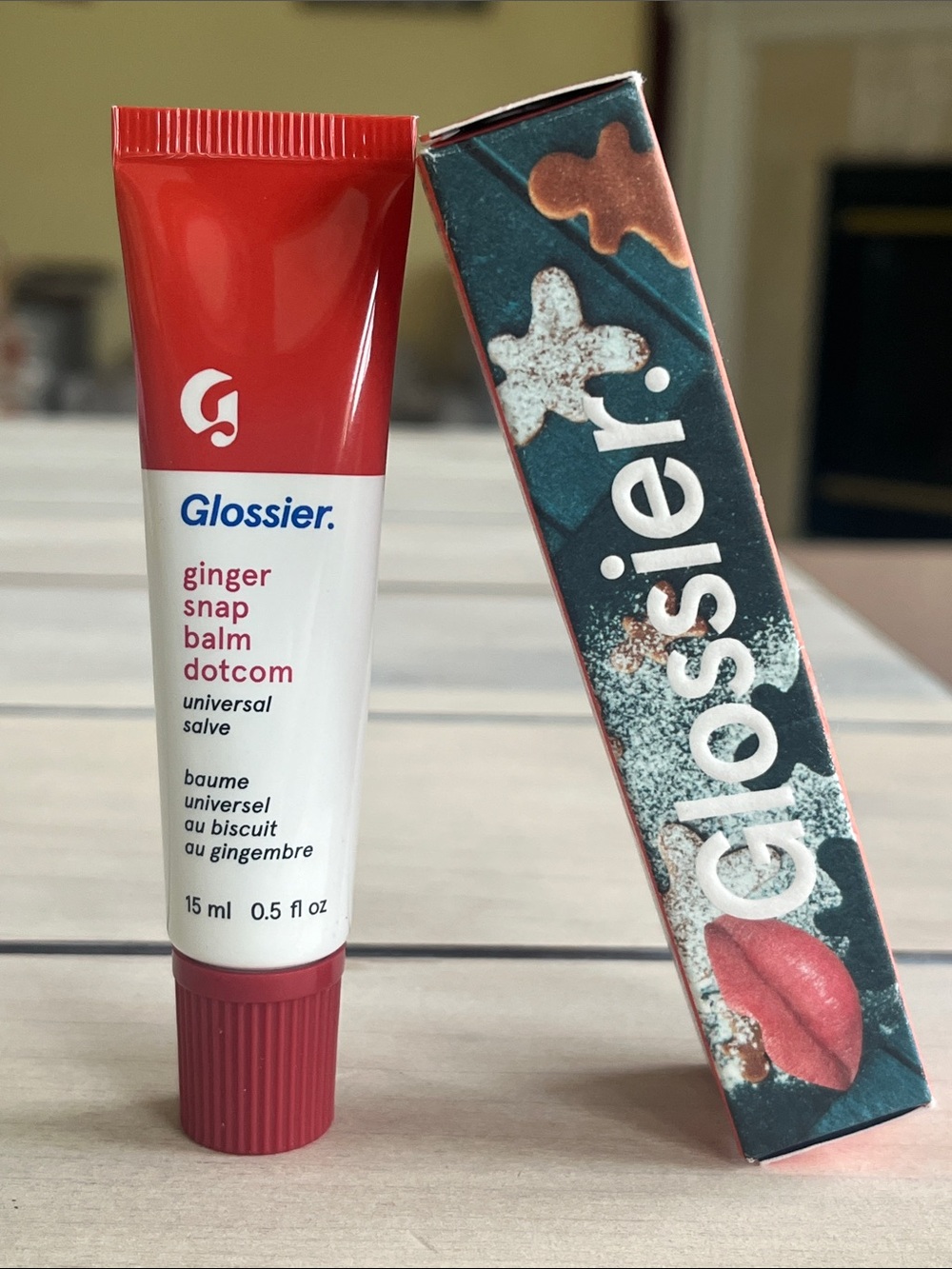 Glossier Ginger Snap Balm Dotcom - Red Universal Lip Salve